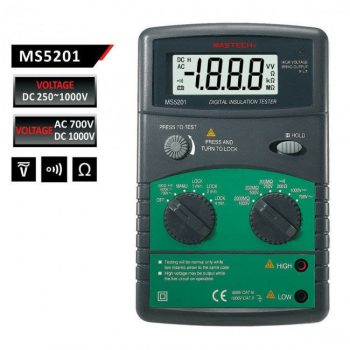 Mastech MS5201 Digital Insulation Tester - Image 3